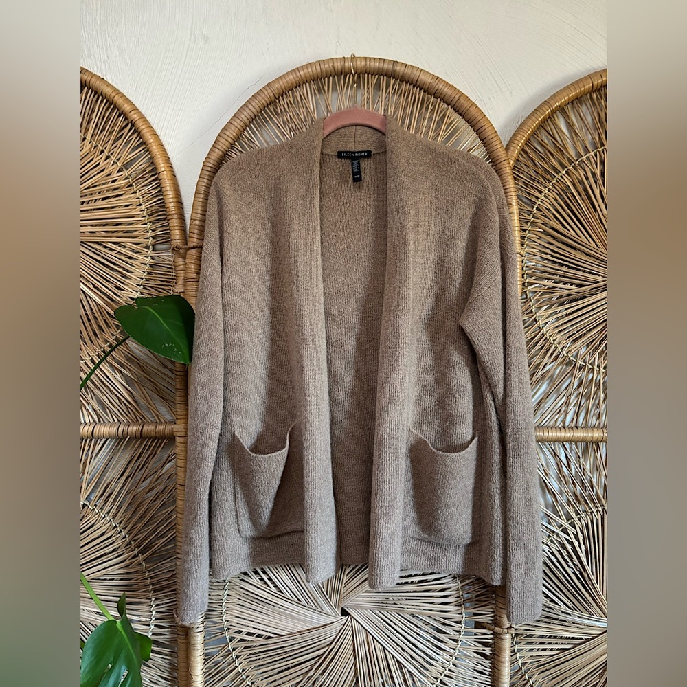 Eileen Fisher Alpaca Boxy Cardi